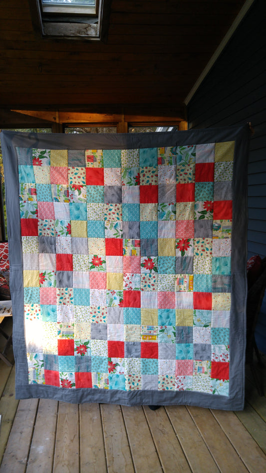 Easy Peasy Charm Quilt