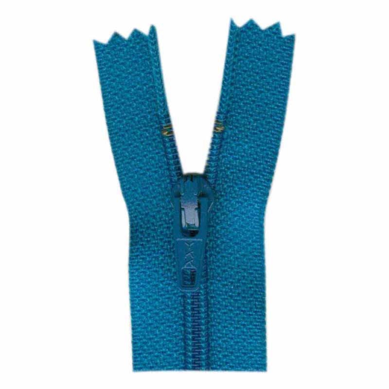 9" Closed-End Zipper - Rocket Blue