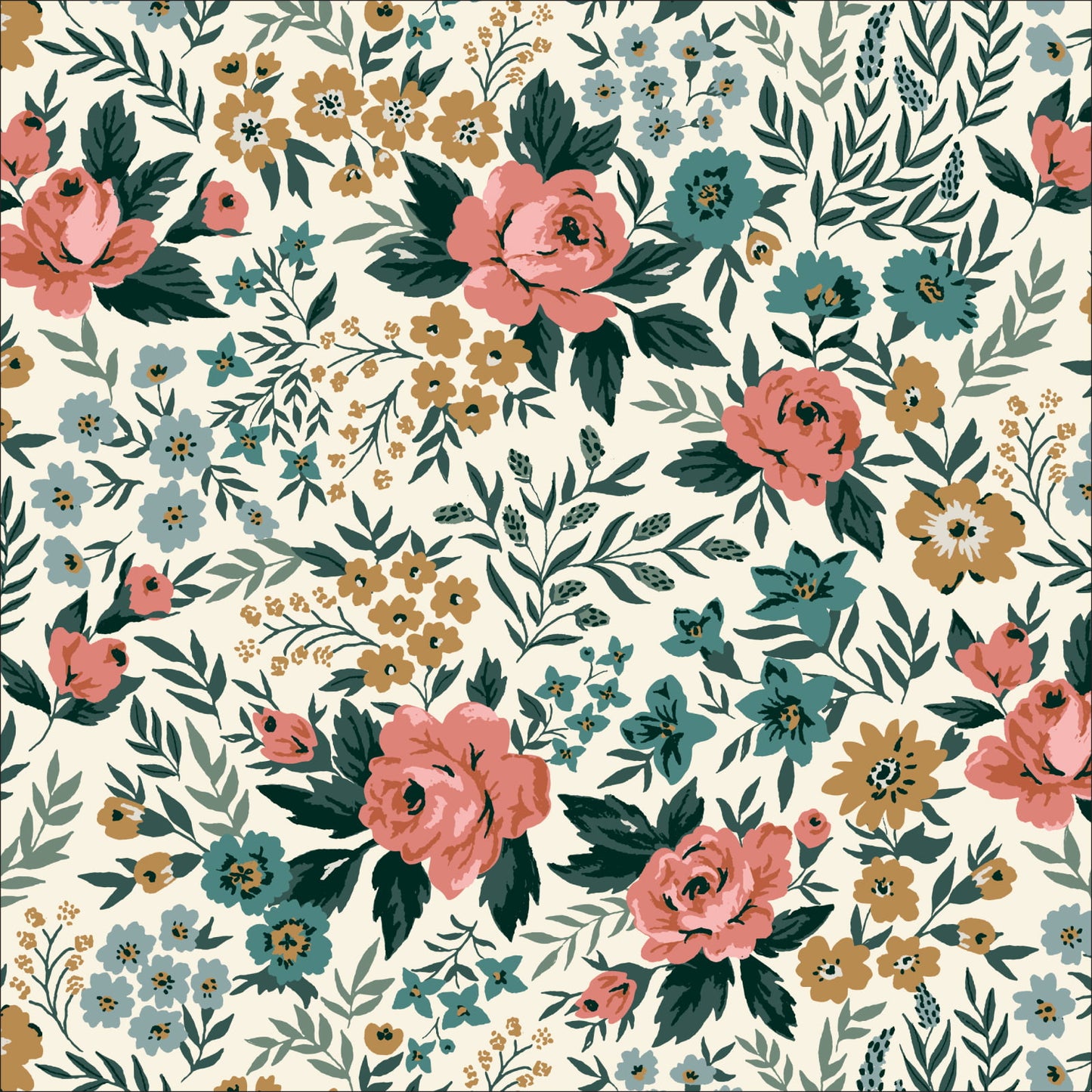 Flora Rose Garden Fat Quarter (Cloud9)