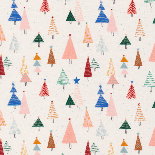 Warm & Cozy Trees Fat Quarter (Cloud9)