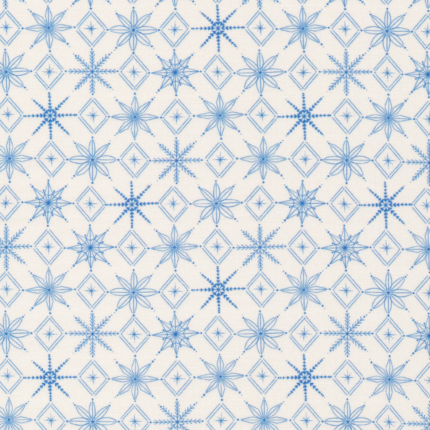 Warm & Cozy Snowflakes Ivory Fat Quarter (Cloud9)