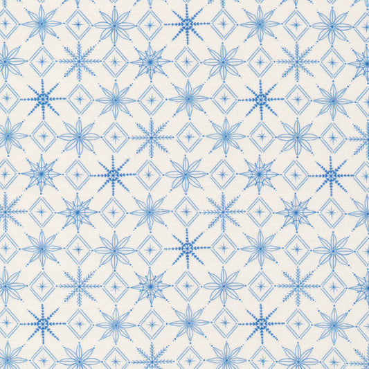 Warm & Cozy Snowflakes Ivory Fat Quarter (Cloud9)