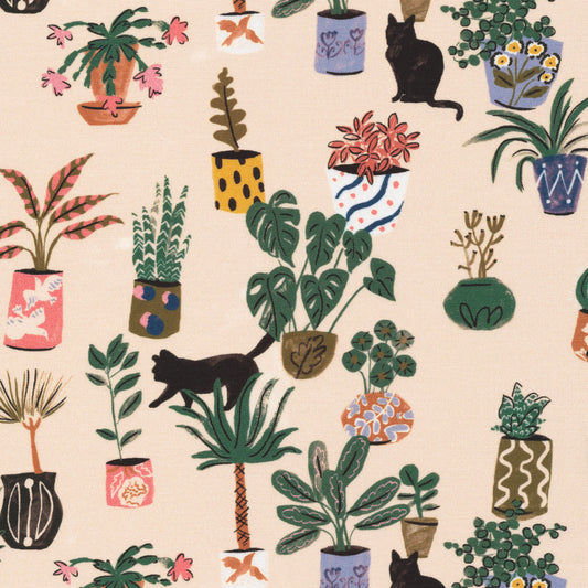 Sanctuary Green Fingers Fat Quarter (Cloud 9)