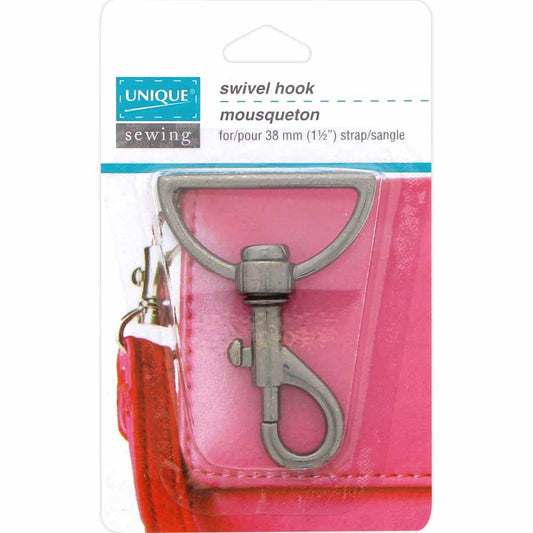 Metal Swivel Hook (1 1/2")- Gunmetal