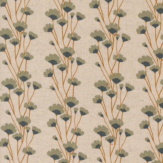 Rainier (Moda) - Overcast Flower Chains Eggshell Mochi Linen