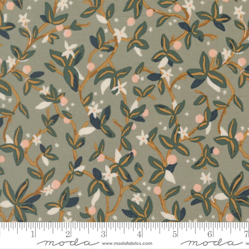 Peachy (Moda) - Citron Vines Sage