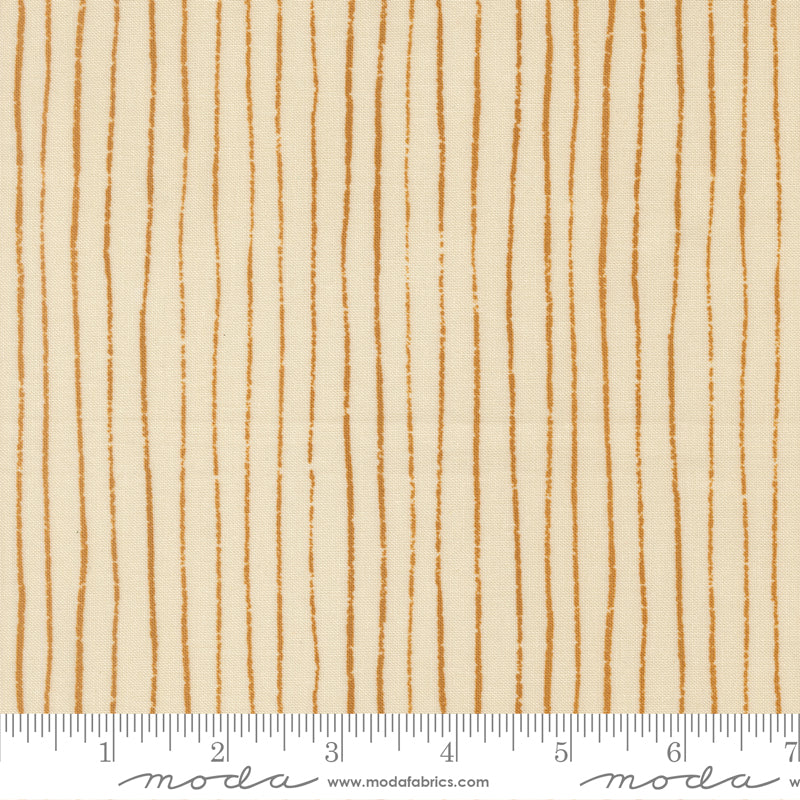 Peachy (Moda) - Chalky Lines Eggshell
