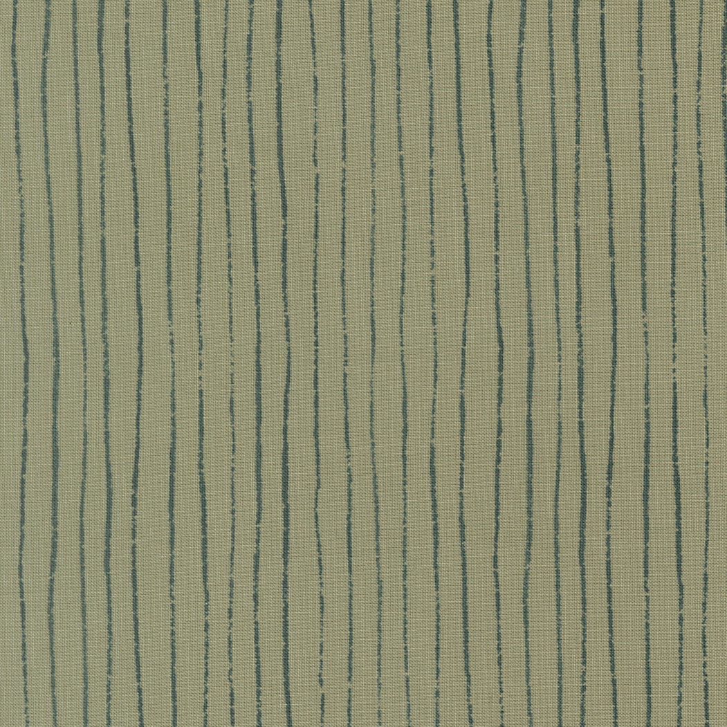 Peachy (Moda) - Chalky Lines Sage