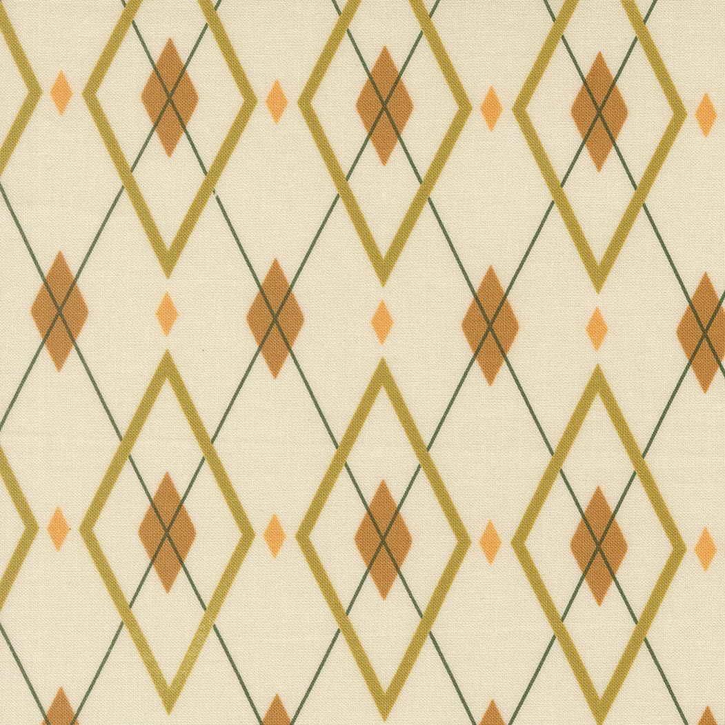 Peachy (Moda) - Are You My Argyle Eggshell