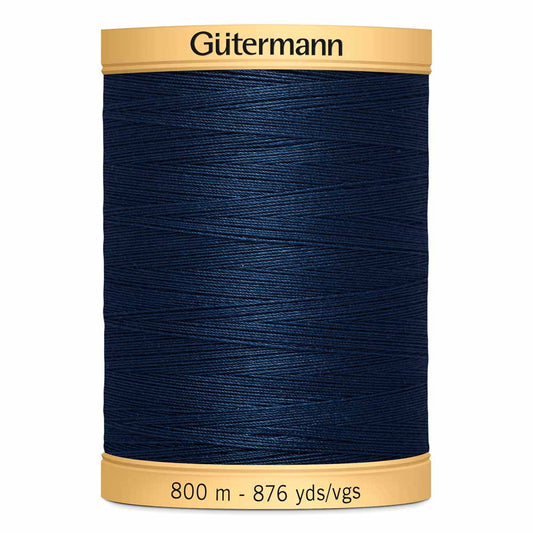 Gütermann Cotton 50wt Thread 800m - Navy