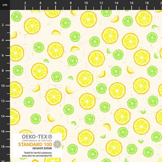Citronella Bloom Lemon Slice Fat Quarter (Stof)