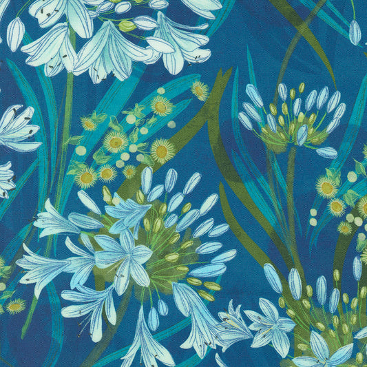 Serena Shores (Moda) - Agapanthus Florals Coastal