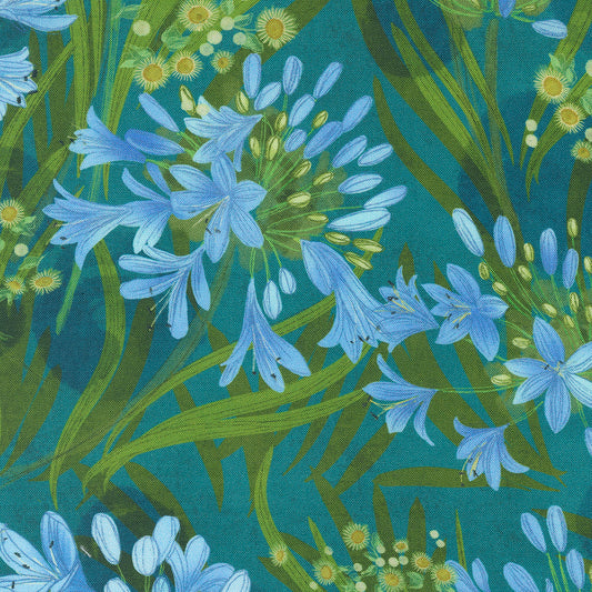 Serena Shores (Moda) - Agapanthus Florals Lagoon