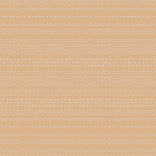 All is Well (Art Gallery Fabrics) - Sashiko Mending Tan