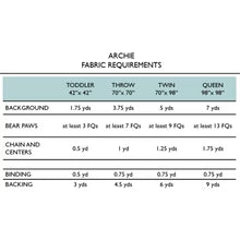 Archie Quilt Pattern (Penelope Handmade)