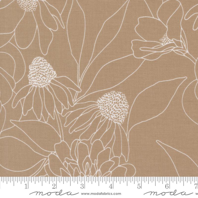 Botany (Moda) - Etched Floral Earth 108"