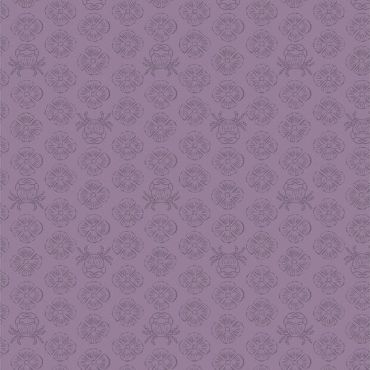 Sound of the Sea Concealed Crab Mauve Fat Quarter (Lewis & Irene)