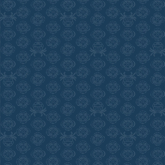 Sound of the Sea (Lewis & Irene) - Concealed Crab Midnight Blue