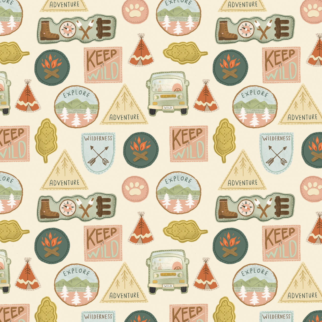 Cedar Camp (Dashwood Studio) - Badges Cream