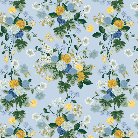 Dahlia - Rifle Paper Co (Cotton & Steel) - Dahlia Blue