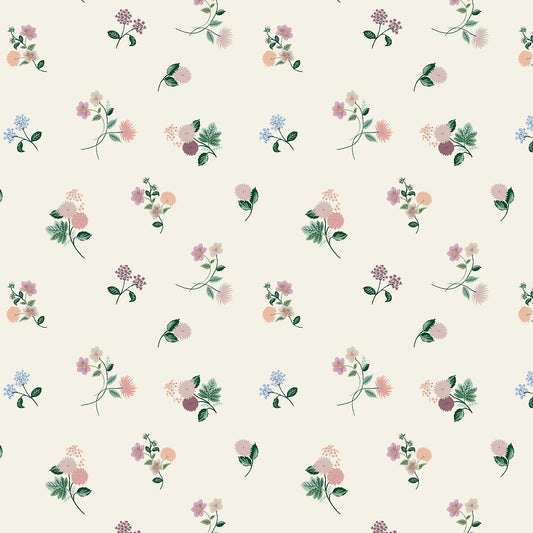 Dahlia - Rifle Paper Co (Cotton & Steel) - Ditsy Cream
