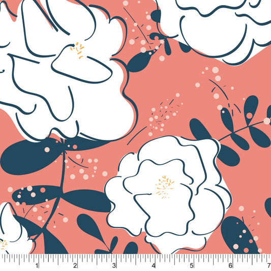 Garden Thyme (Phoebe Fabrics) - Bold Blooms
