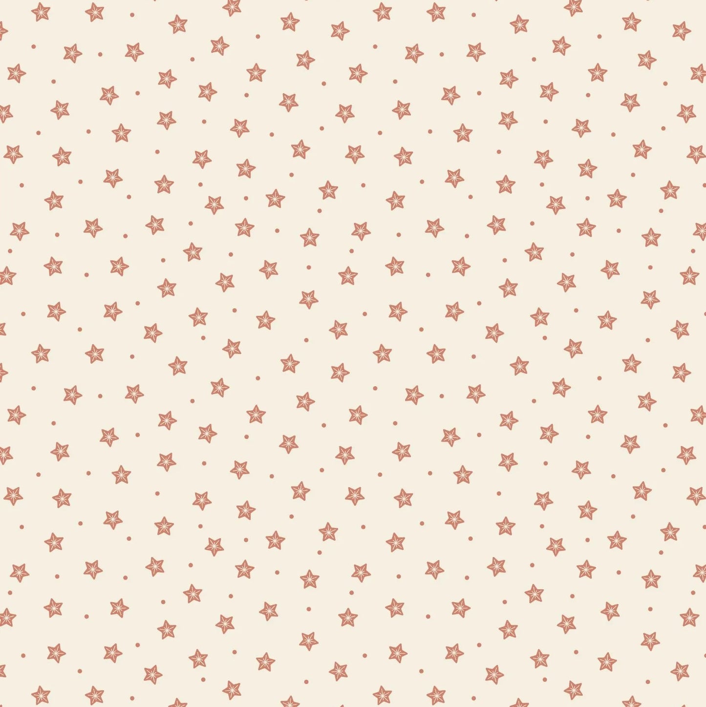 Gingerbread Season (Lewis & Irene) - Gingerbread Stars Cream