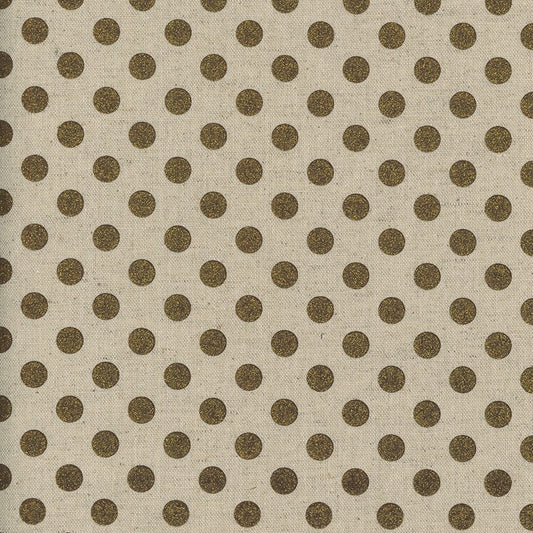 Cosmo Canvas - Natural Polka Dot