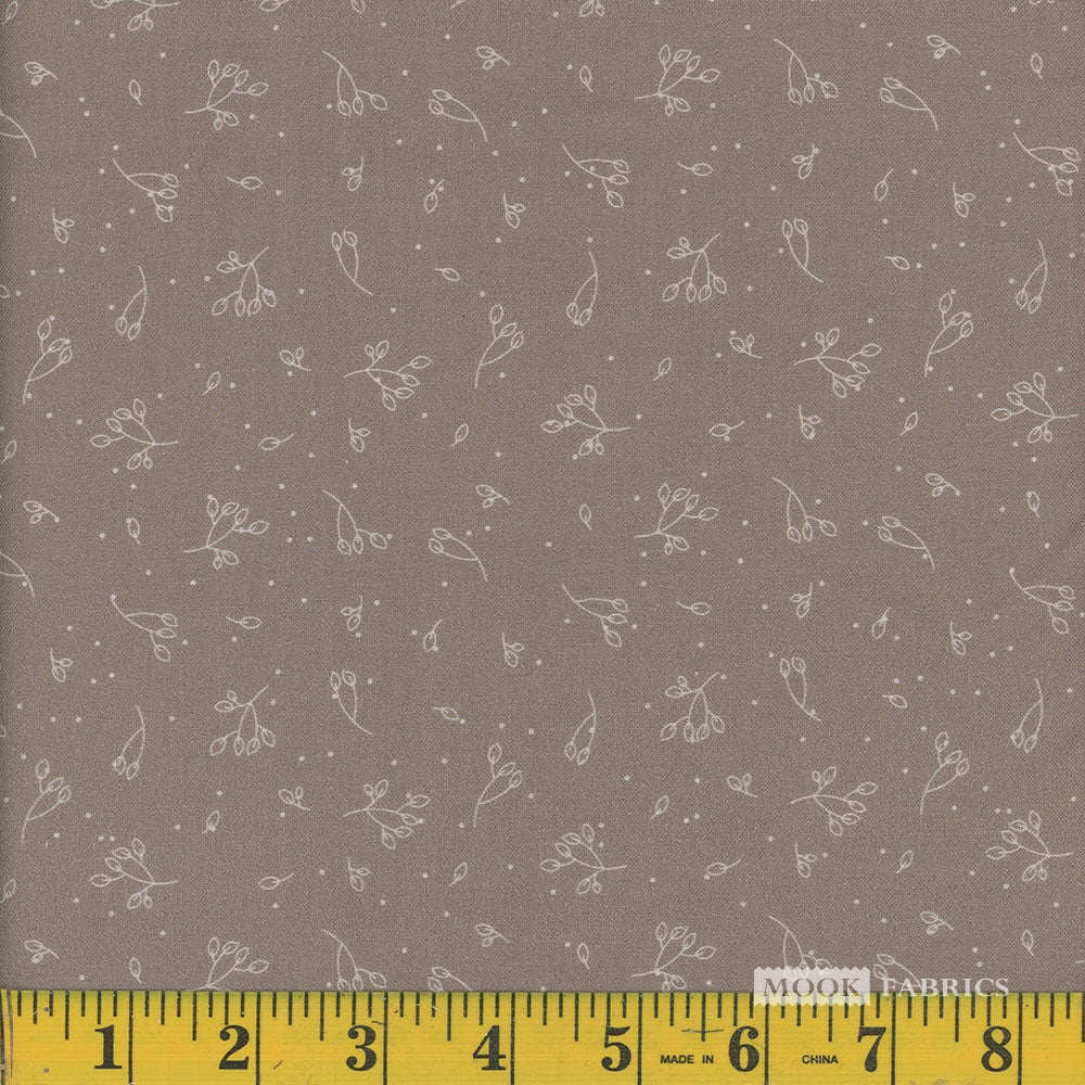 Fabric with subtle pattern on a gray background, featuring a ruler at the bottom for scale.