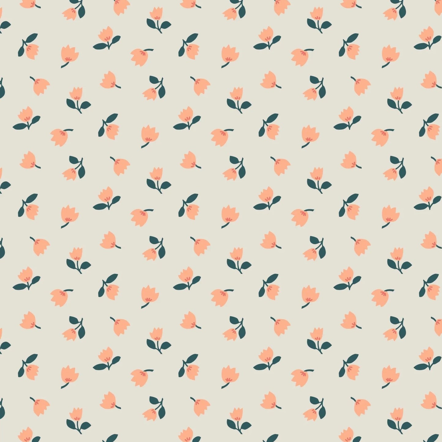 Folk Floral (Lewis & Irene) - Little Flowers Cream