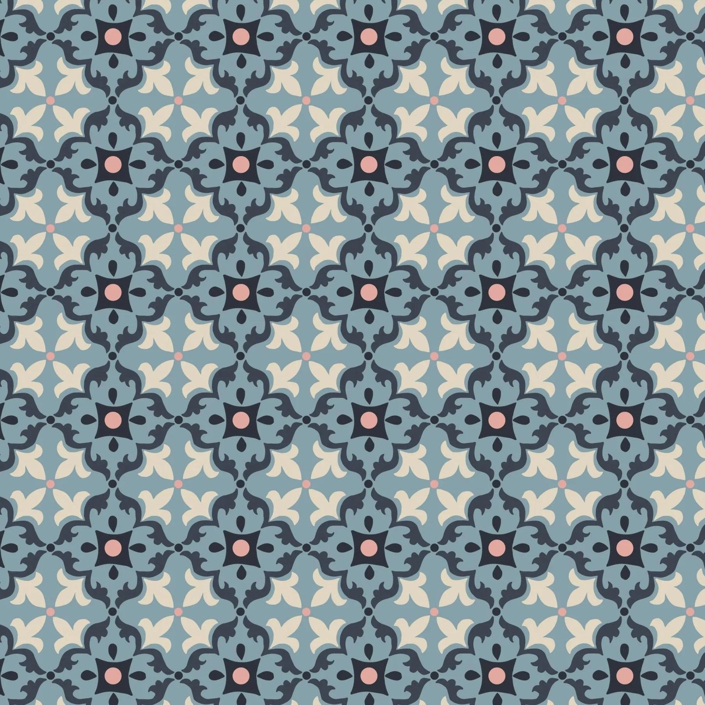 Majolica (Lewis & Irene) - Multi Tile Blue