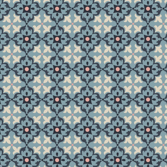 Majolica (Lewis & Irene) - Multi Tile Blue