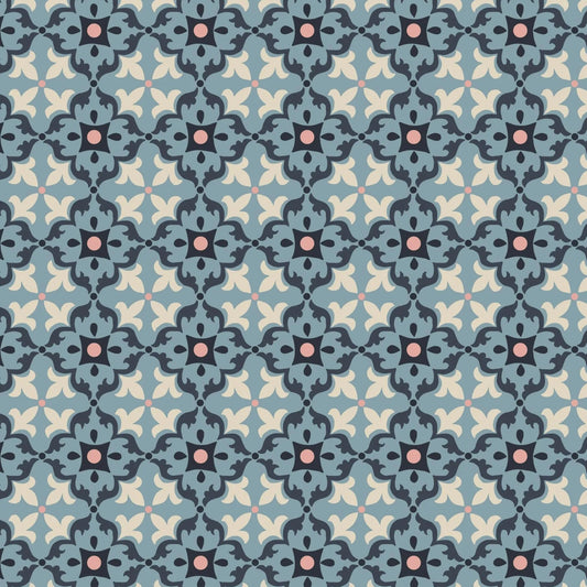 Majolica (Lewis & Irene) - Multi Tile Blue