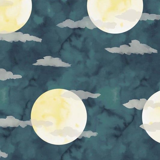 Celestial Moonlit Fat Quarter (Phoebe Fabrics)