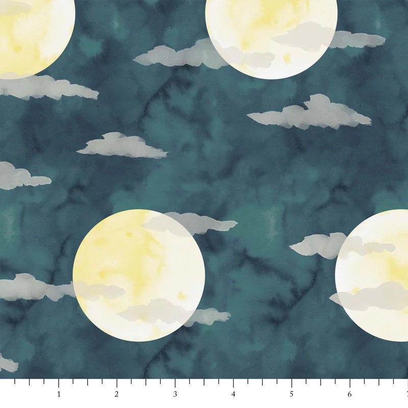 Celestial Moonlit Fat Quarter (Phoebe Fabrics)