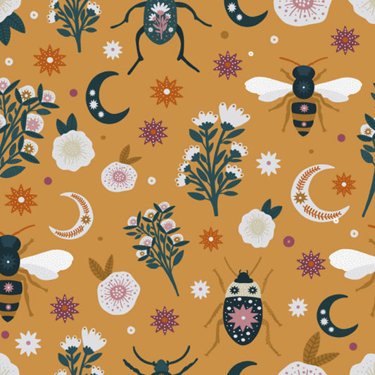 Night & Day Insects Fat Quarter (Dashwood Studio)