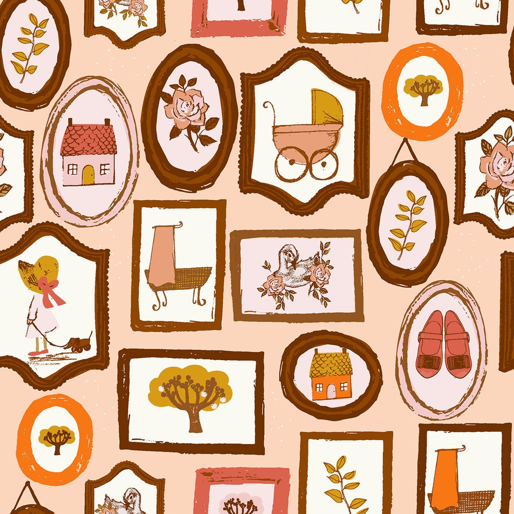 Nostalgia Pictures Fat Quarter (Dashwood Studio)