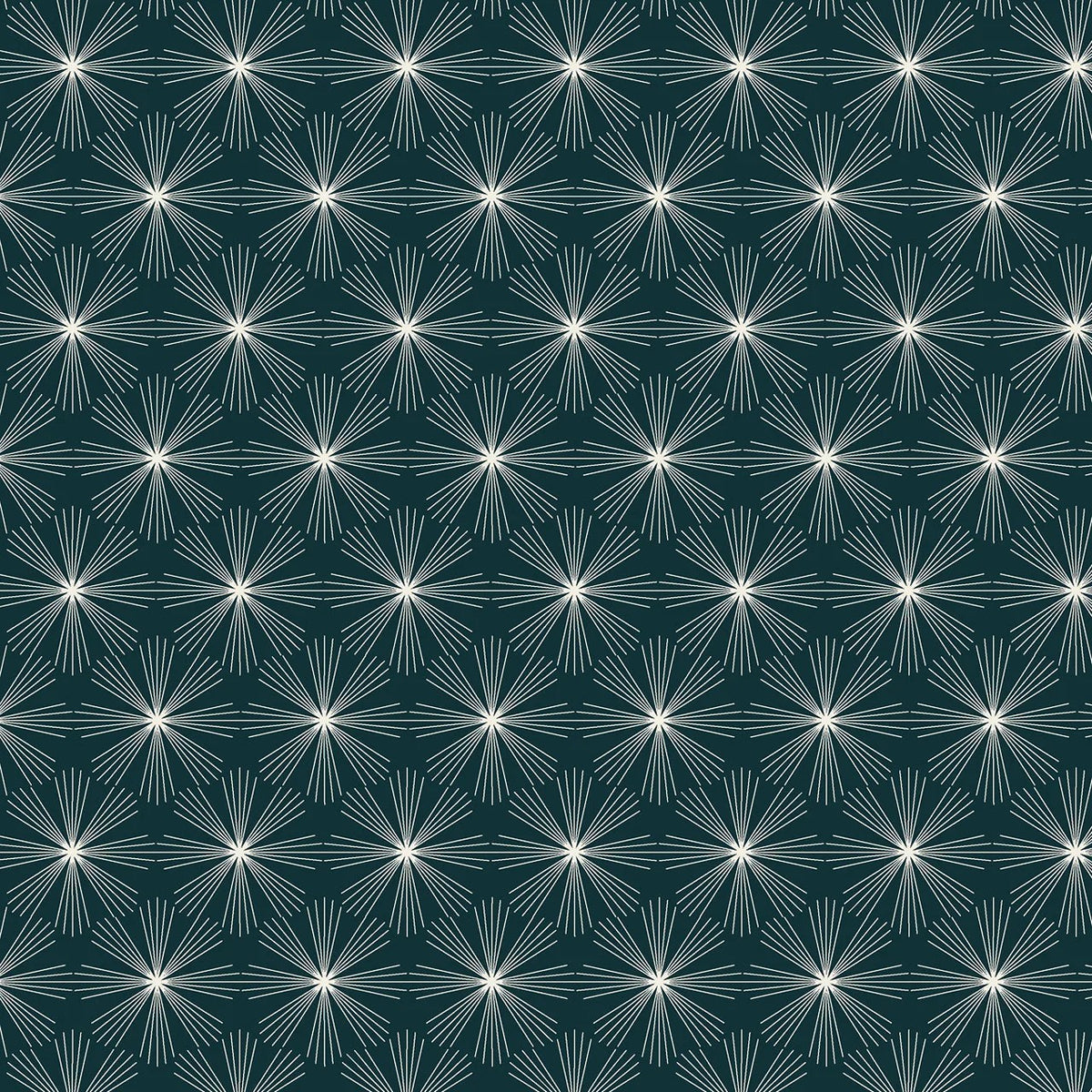 North Wind (Thread & Ink) - Snowflakes Indigo