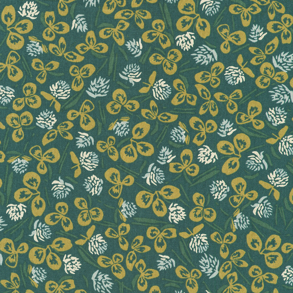 Orchard Run (Robert Kaufman) - Leaves Denim