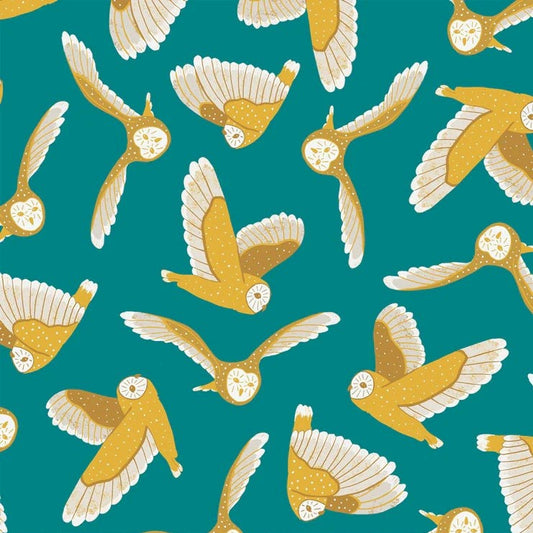 Celestial Owl Flight Fat Quarter (Phoebe Fabrics)