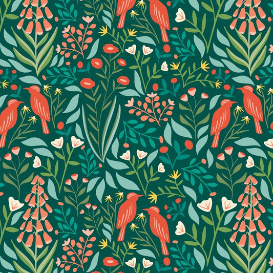Garden Party (Phoebe Fabrics) - Secret Bloom