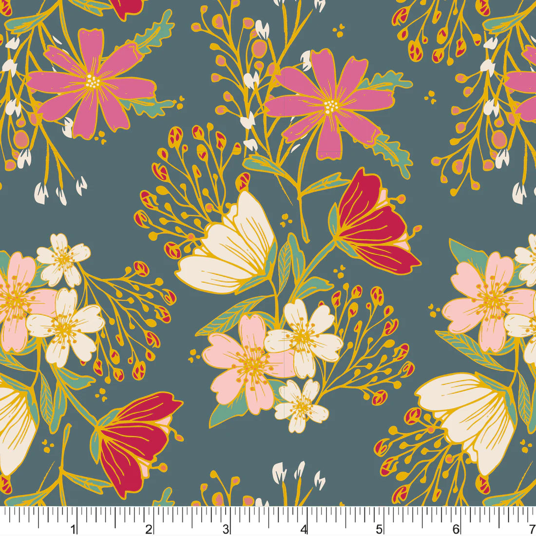 Organic (Phoebe Fabrics) - Bouquet