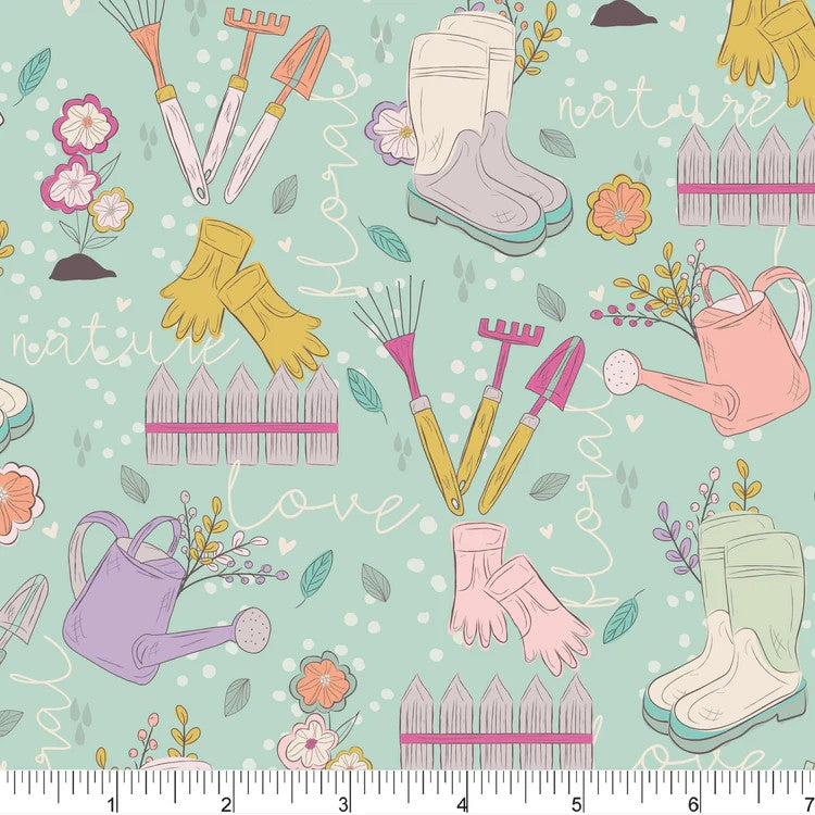 My Garden Garden Fat Quarter (Phoebe Fabrics)