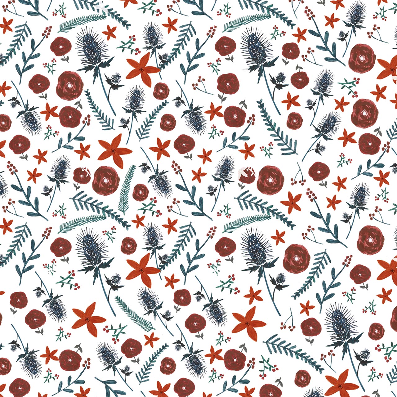 Spice Foliage Fat Quarter (Dashwood Studio)