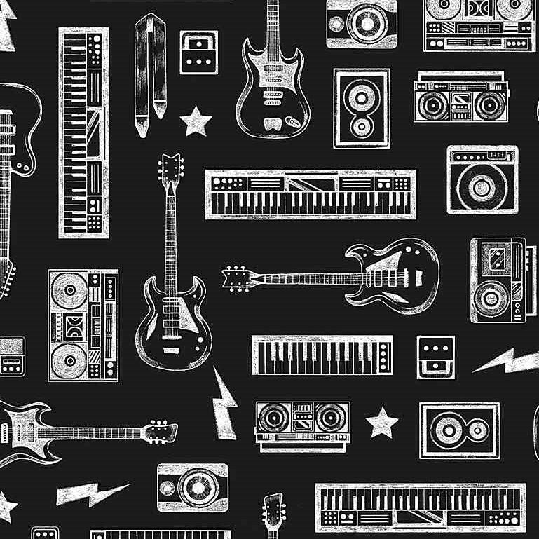 Pour Some Sugar on Me After Dark Fat Quarter (Dear Stella)