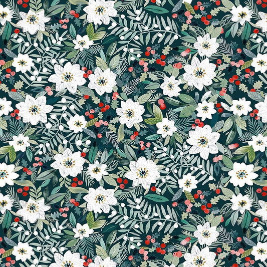 Sweater Weather (Dear Stella) - Holiday Poinsettias