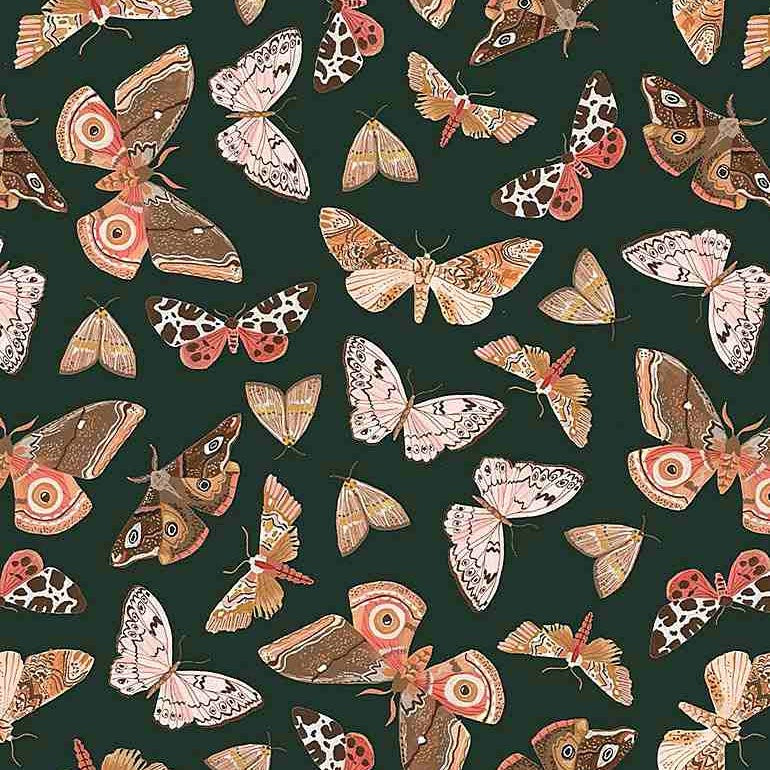 The Fae Moths Mallard Fat Quarter (Dear Stella)
