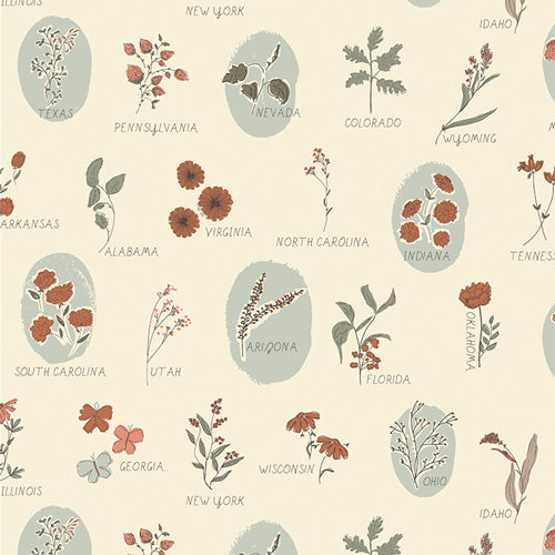 Roots of Nature (Art Gallery Fabrics) - Roadside Wildflowers