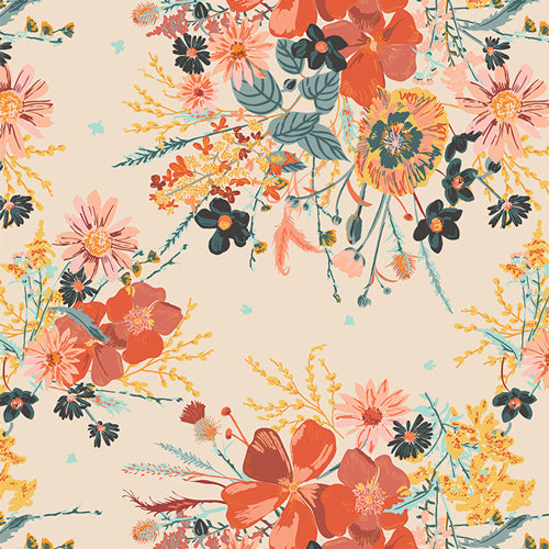 Listen To Your Heart Painted Prairie Fat Quarter (Art Gallery Fabrics)
