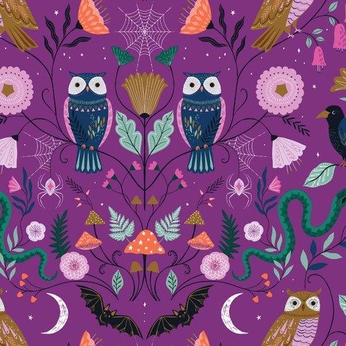 Twilight (Dashwood Studio) - Owls Purple